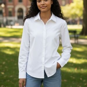 EUC French Toast Size 12 White Button Down Dress Shirt!!